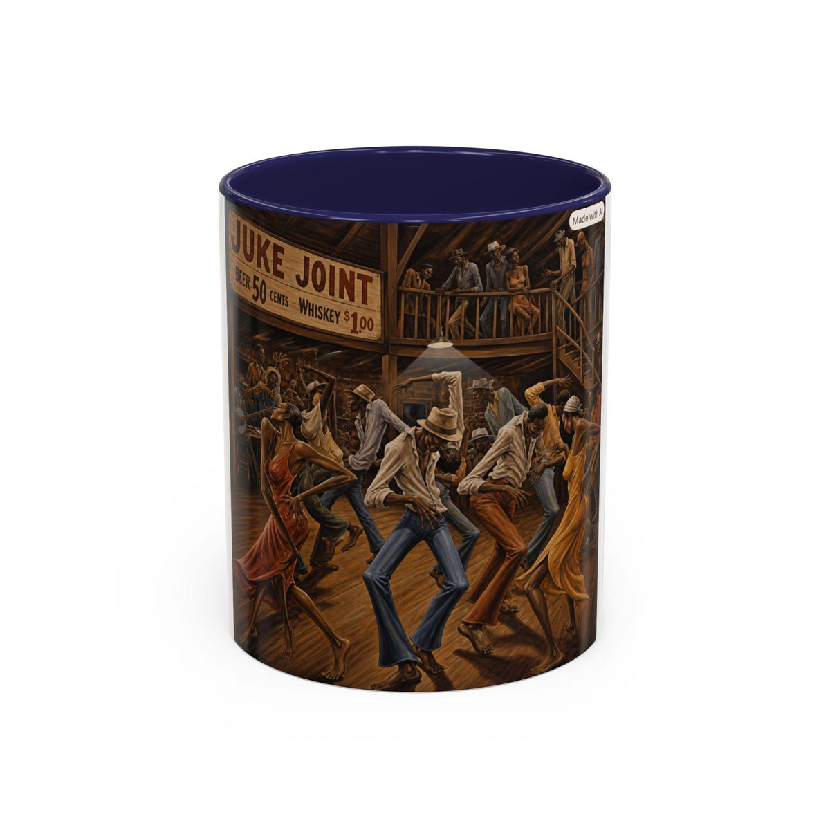 Juke Joint Dance Scene Mug | Accent Coffee Mug 11/15oz