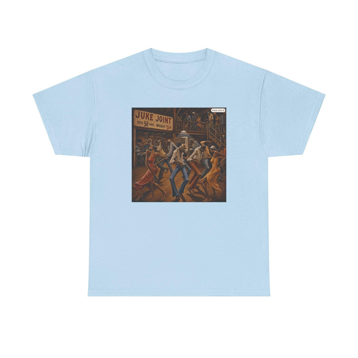 Vintage Jazz Dancers Tee | Retro Club Scene, Duke Joint Album Art
