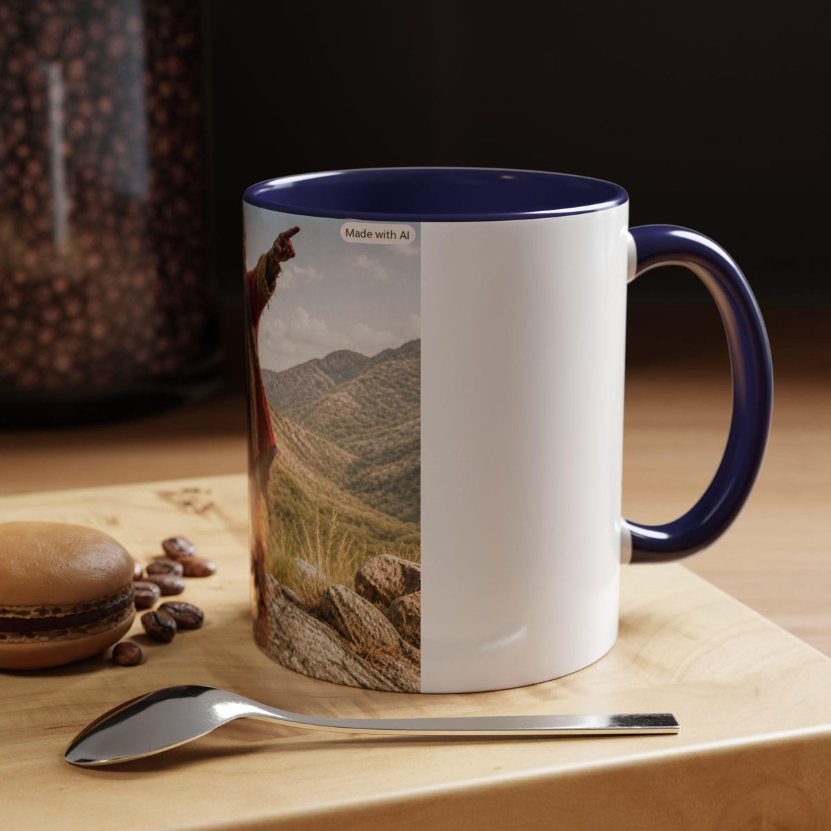 Father and son going home Landscape Scene Mug / 11oz /15oz