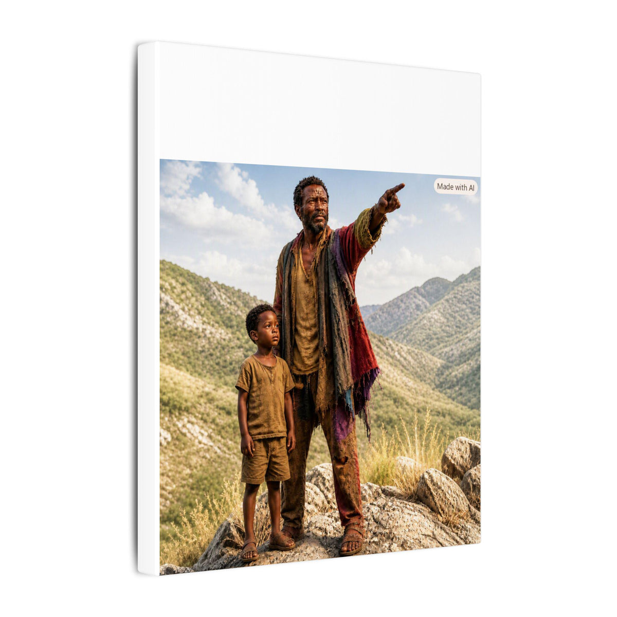 Desert Journey Scene Canvas