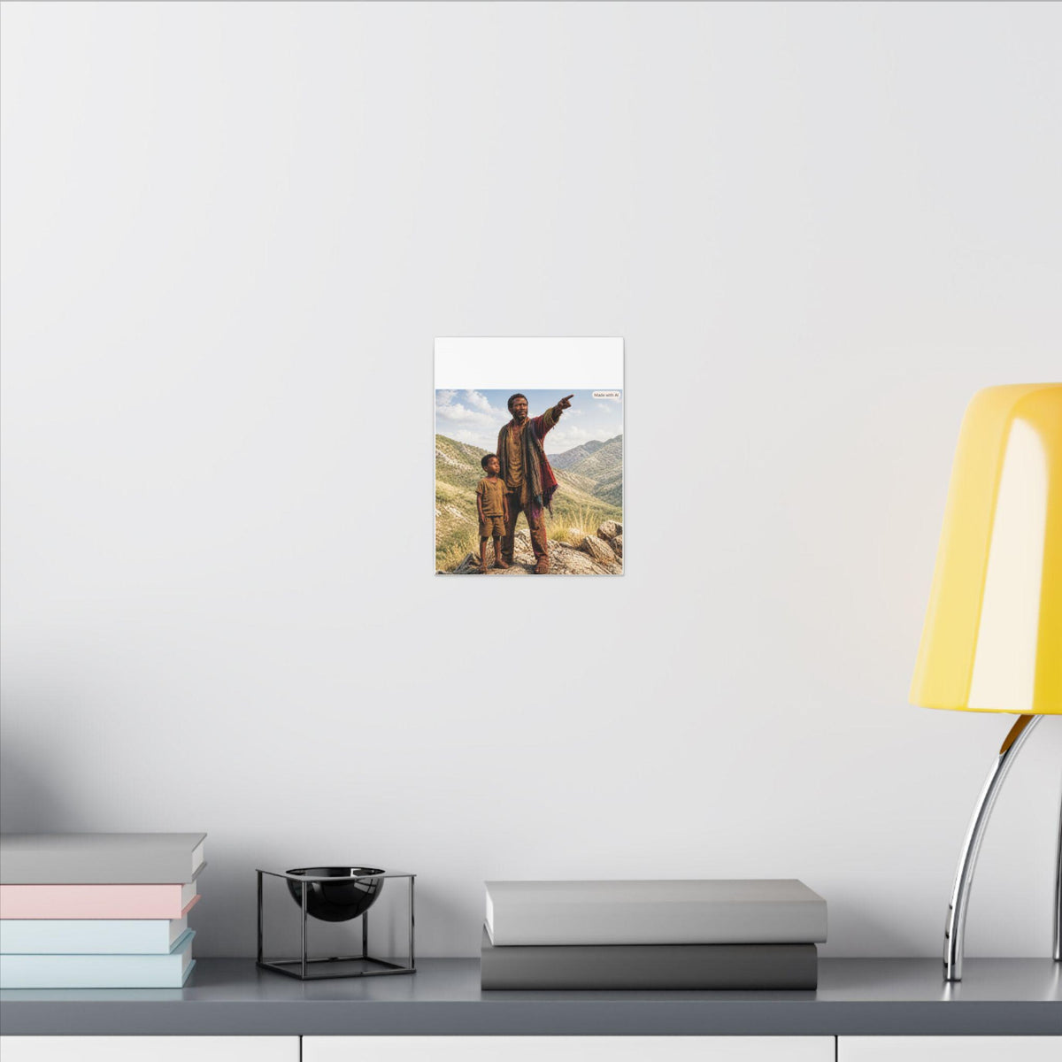 Desert Journey Scene Canvas