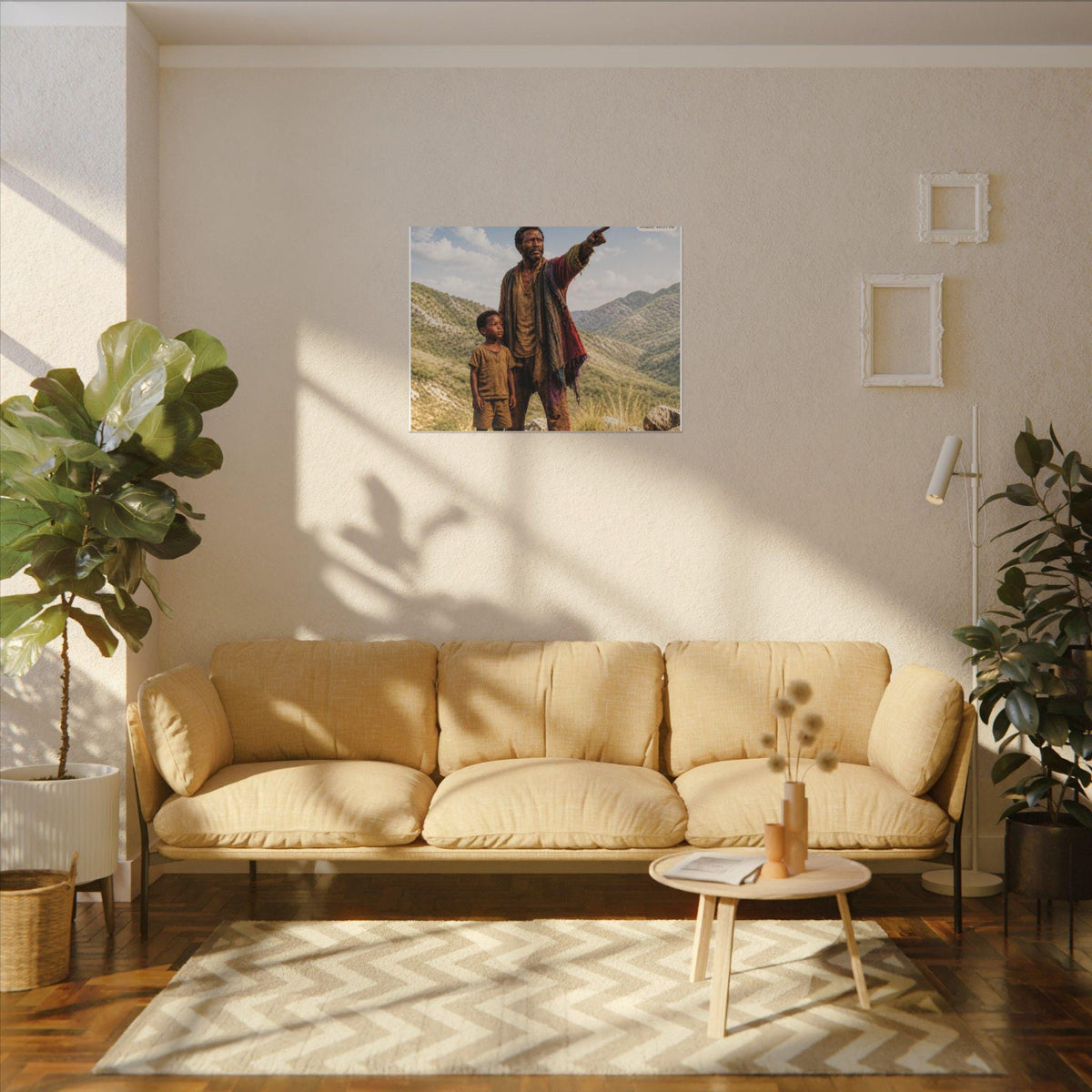 Desert Journey Scene Canvas