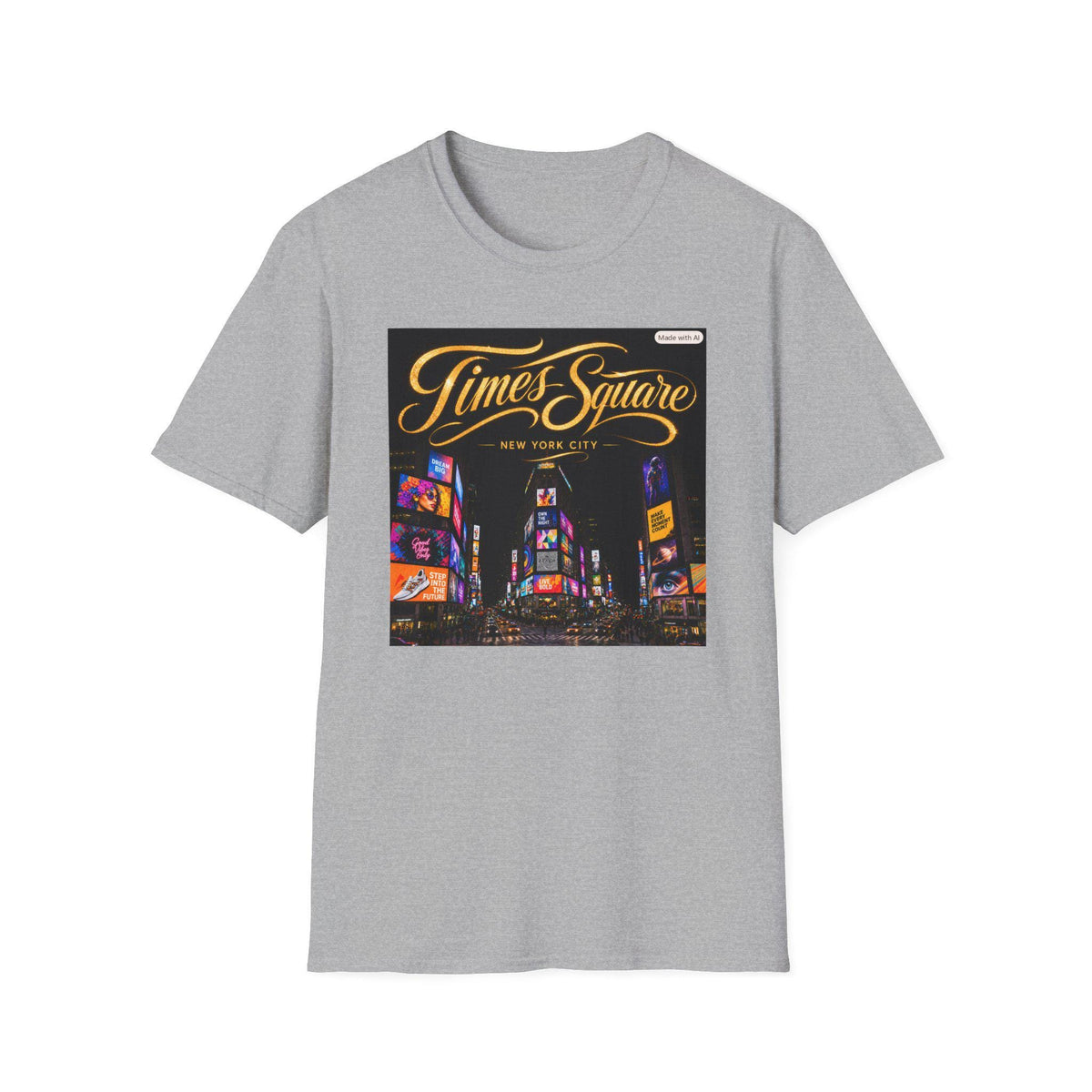 Times Square Night Photo T-Shirt | New York City Skyline Tee
