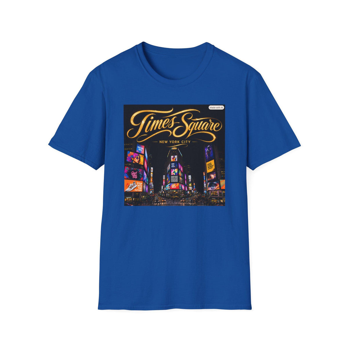 Times Square Night Photo T-Shirt | New York City Skyline Tee