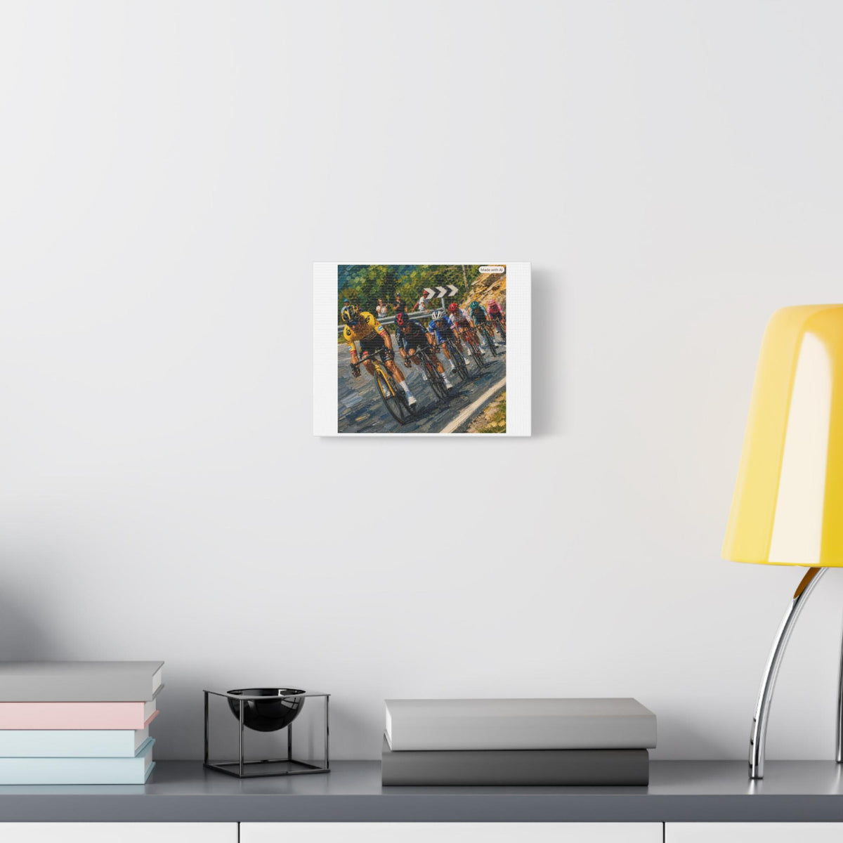 Cycling Race Peloton Matte Canvas