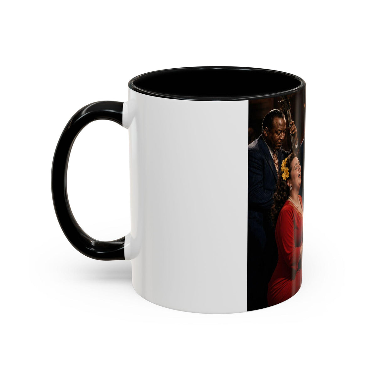 Vintage Jazz Scene Accent Coffee Mug | 11oz 15oz