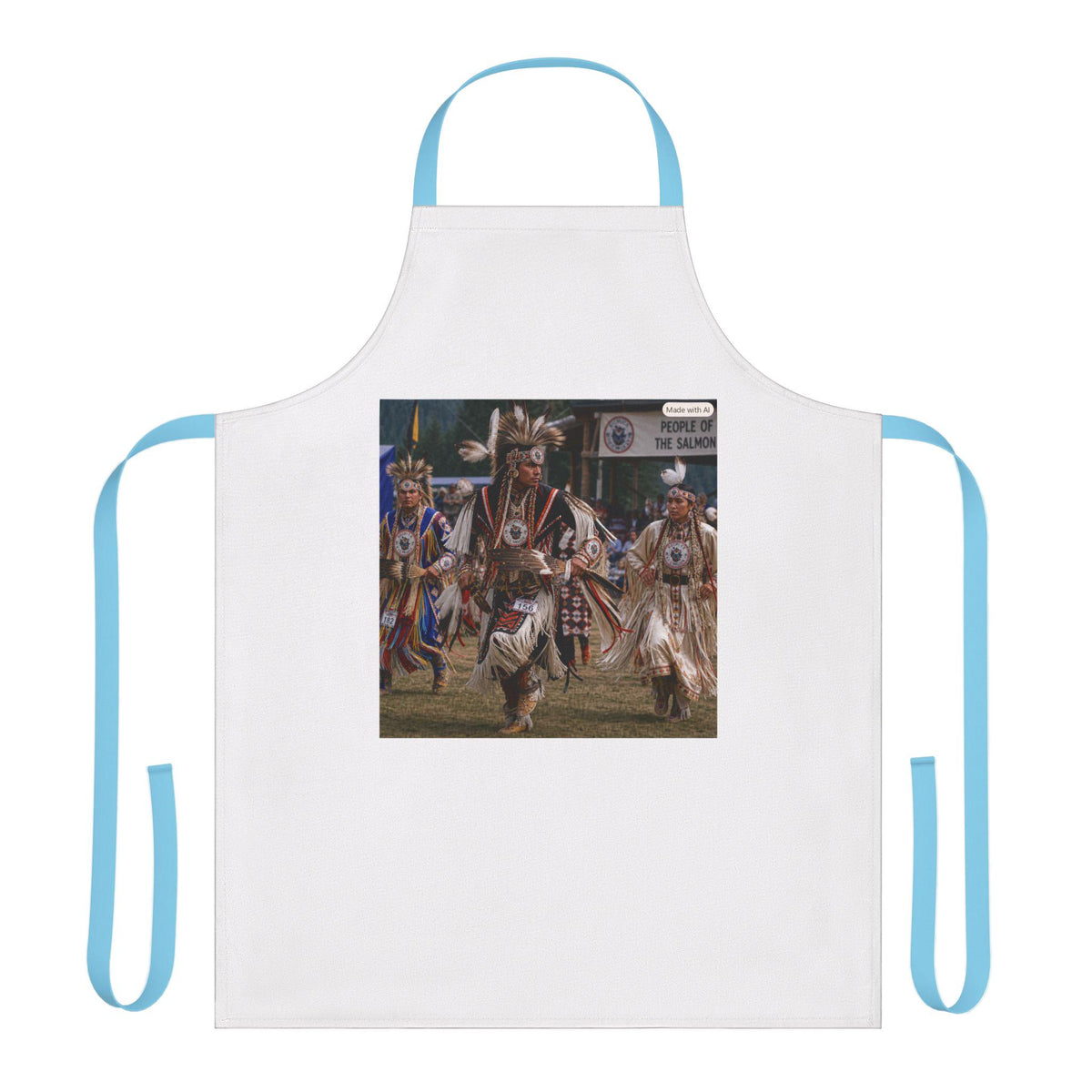 Native American Powwow Dancers Apron | Full-Color Printed Apron