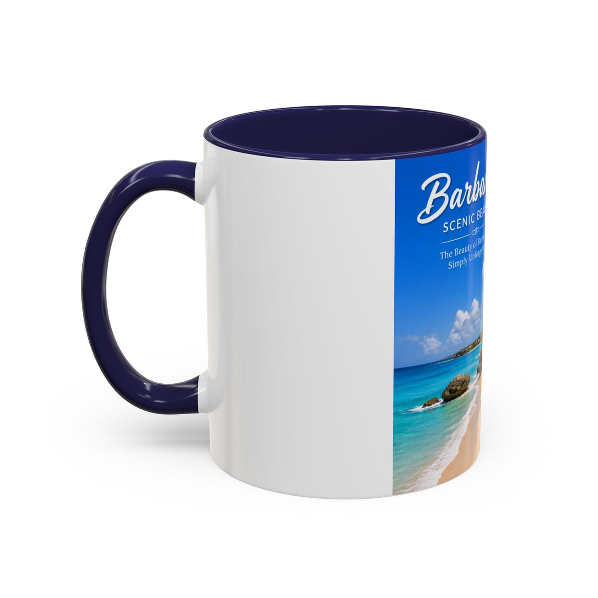 Barbados Scenic Beauty Mug | Beach Palm Trees Coffee Mug