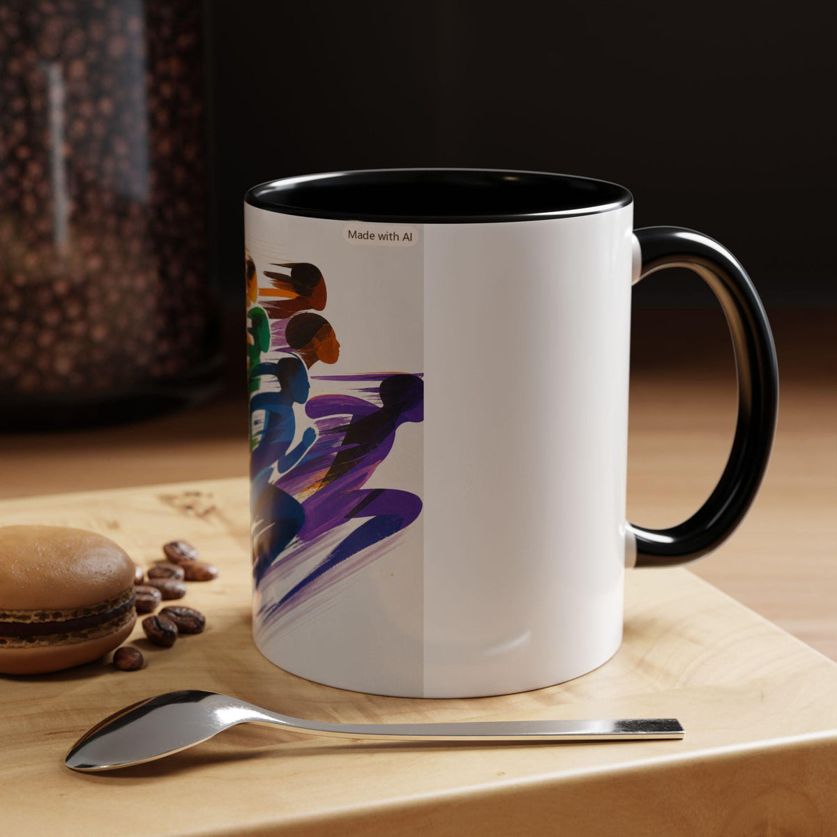 Colorful Runners Mug | Accent Coffee Mug