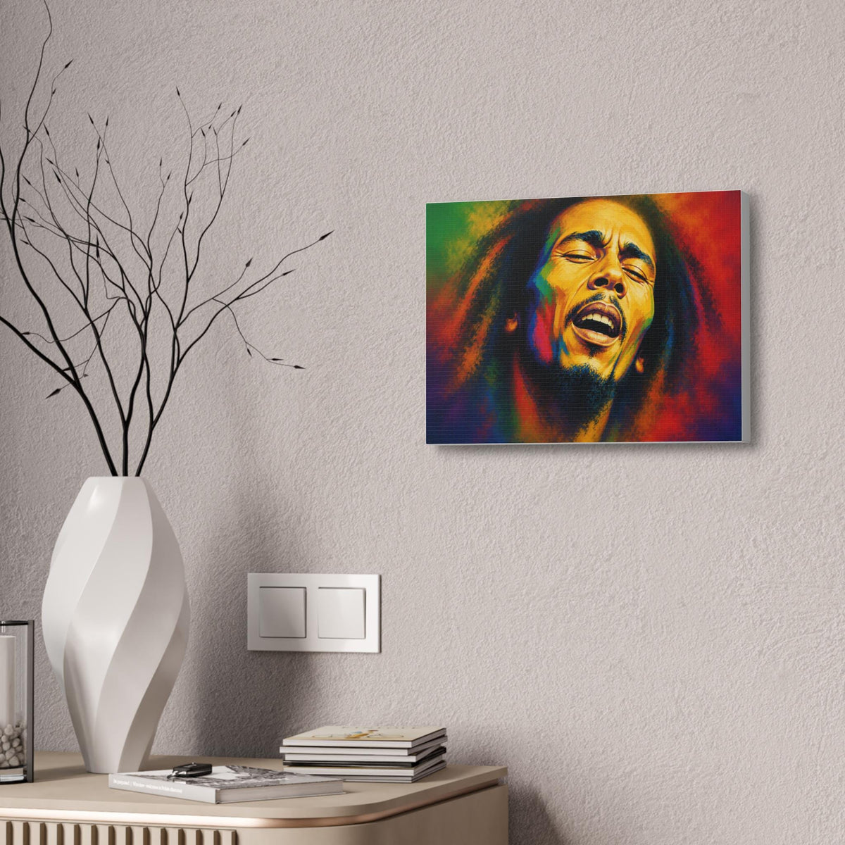 Raggae Portrait Canvas Stretched 1.5" | Reggae Music Art