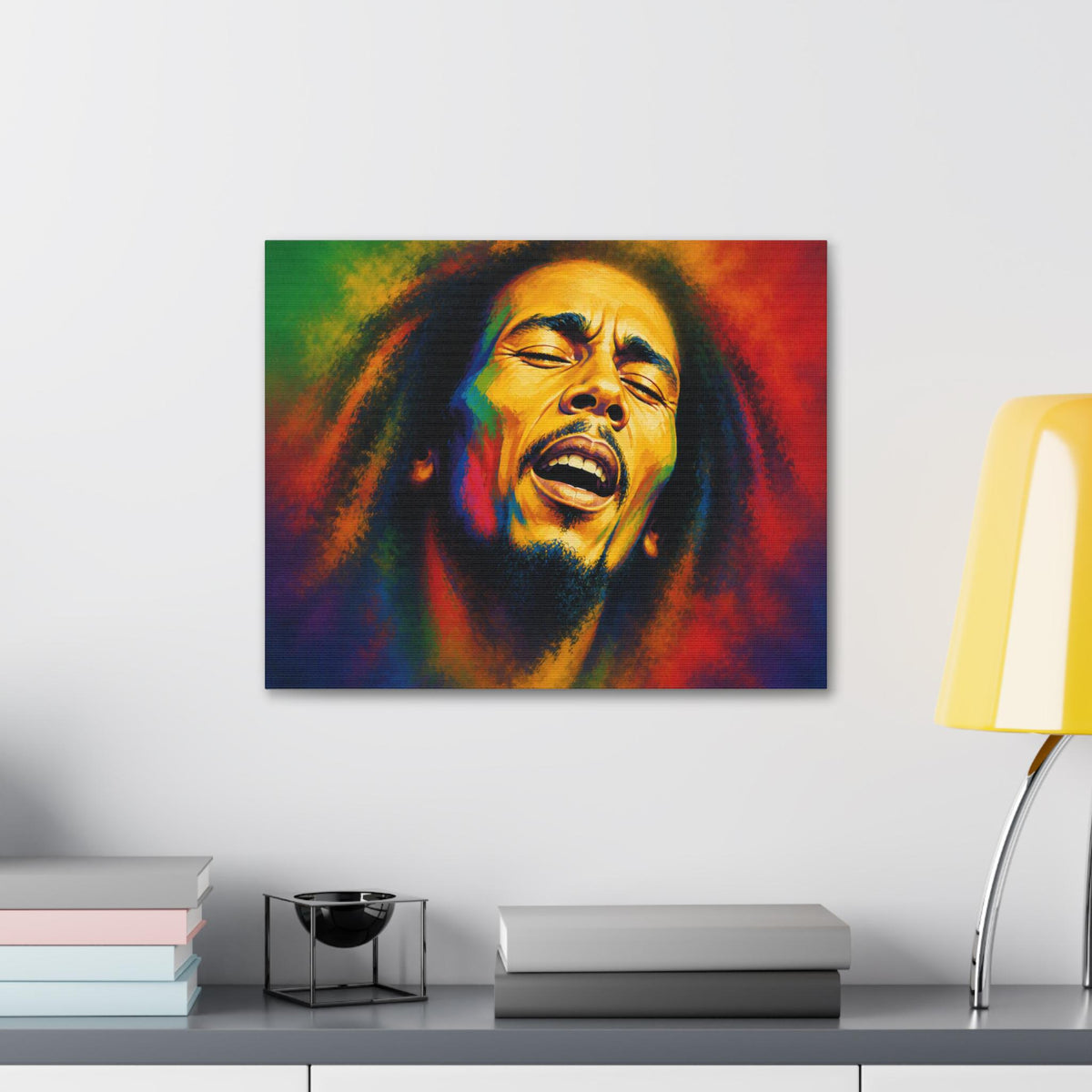 Raggae Portrait Canvas Stretched 1.5" | Reggae Music Art