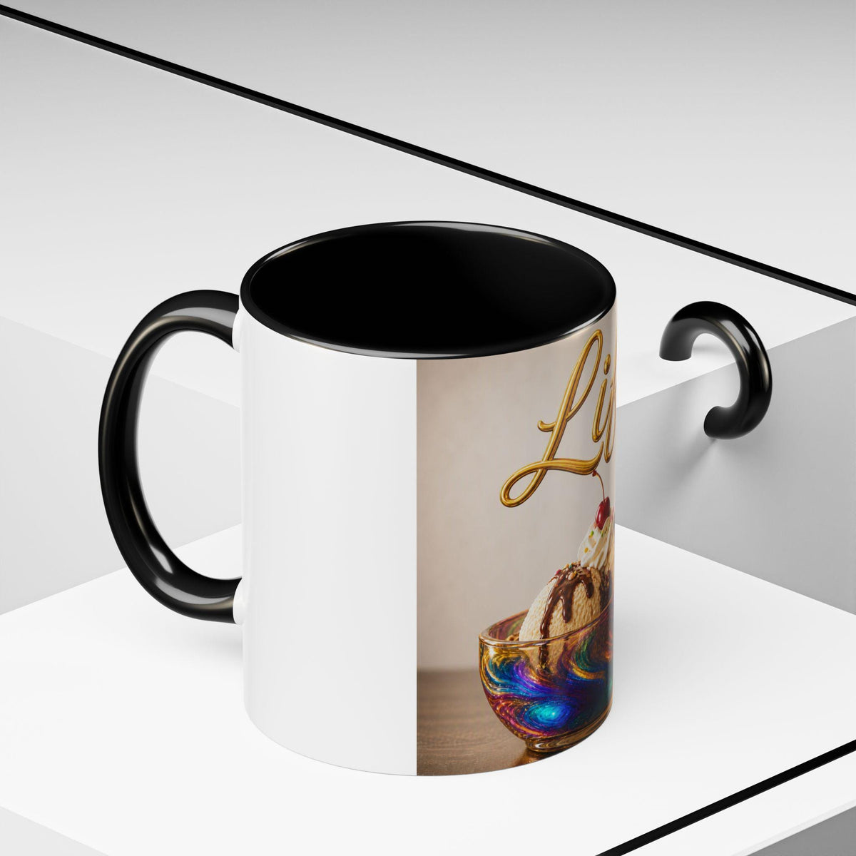 Life Ice Cream Sundae Mug | Accent Coffee Mug 11oz 15oz