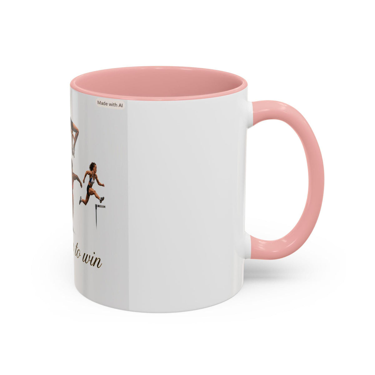 Track and Field Athletes I Train to Win Mug | Accent Coffee Mug