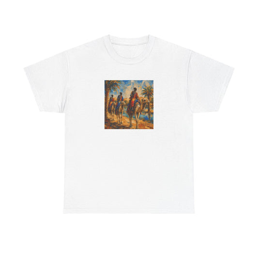 Camel Convoy at the Oasis Unisex T-Shirt