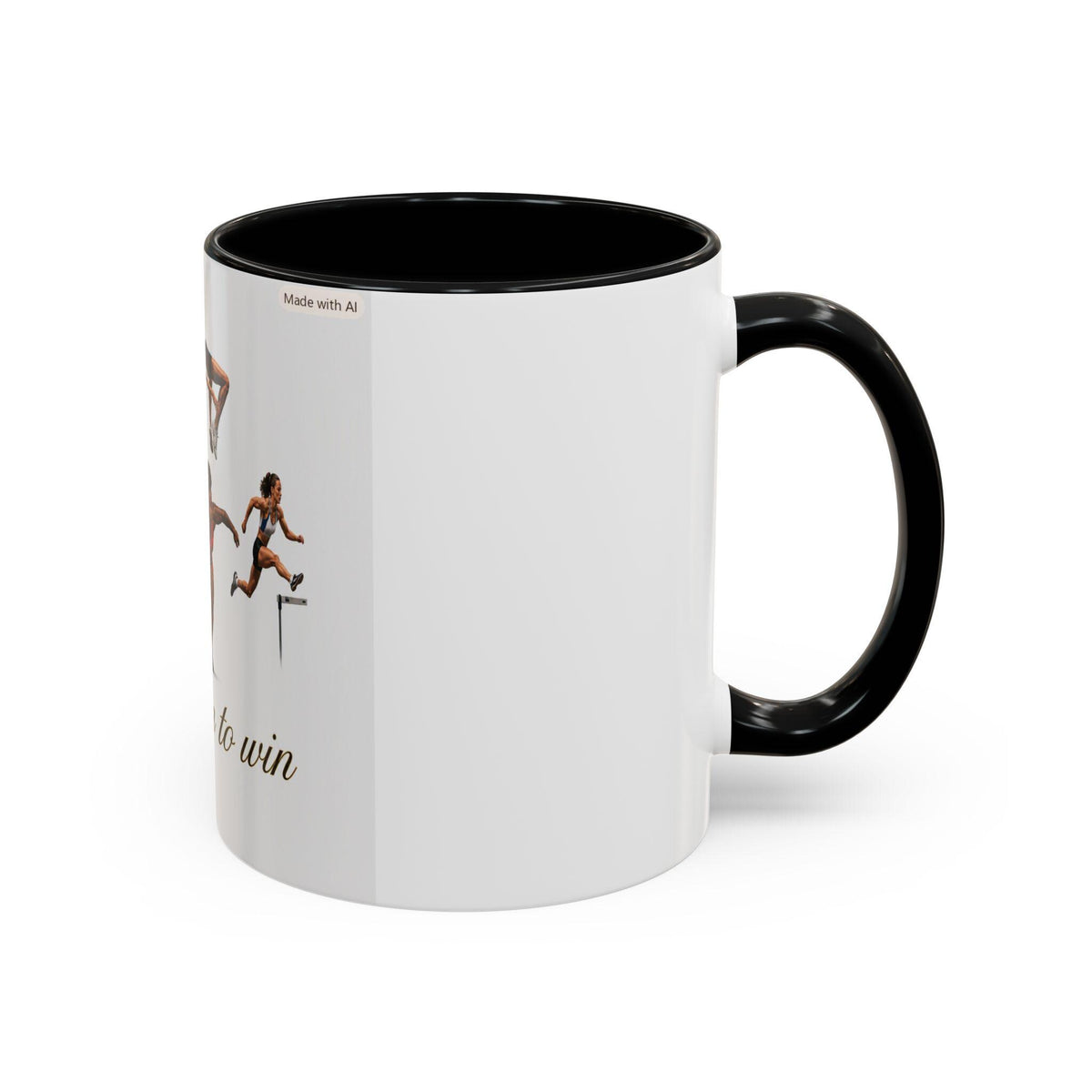 Track and Field Athletes I Train to Win Mug | Accent Coffee Mug