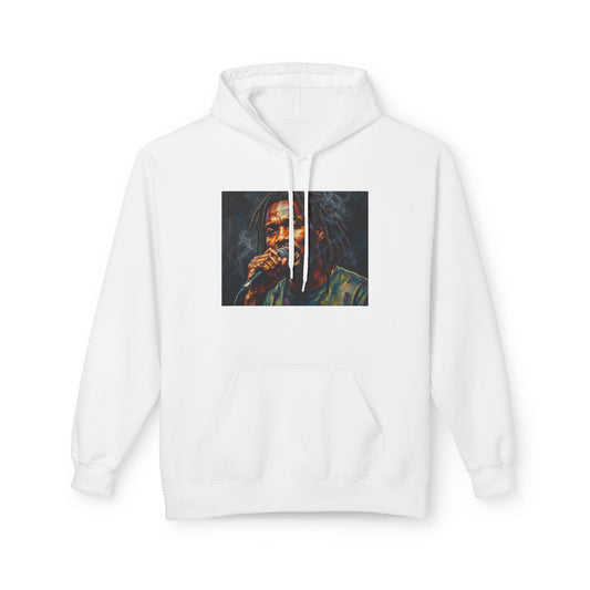 Colorful Portrait Microphone Singer Hoodie | Music Art Pullover