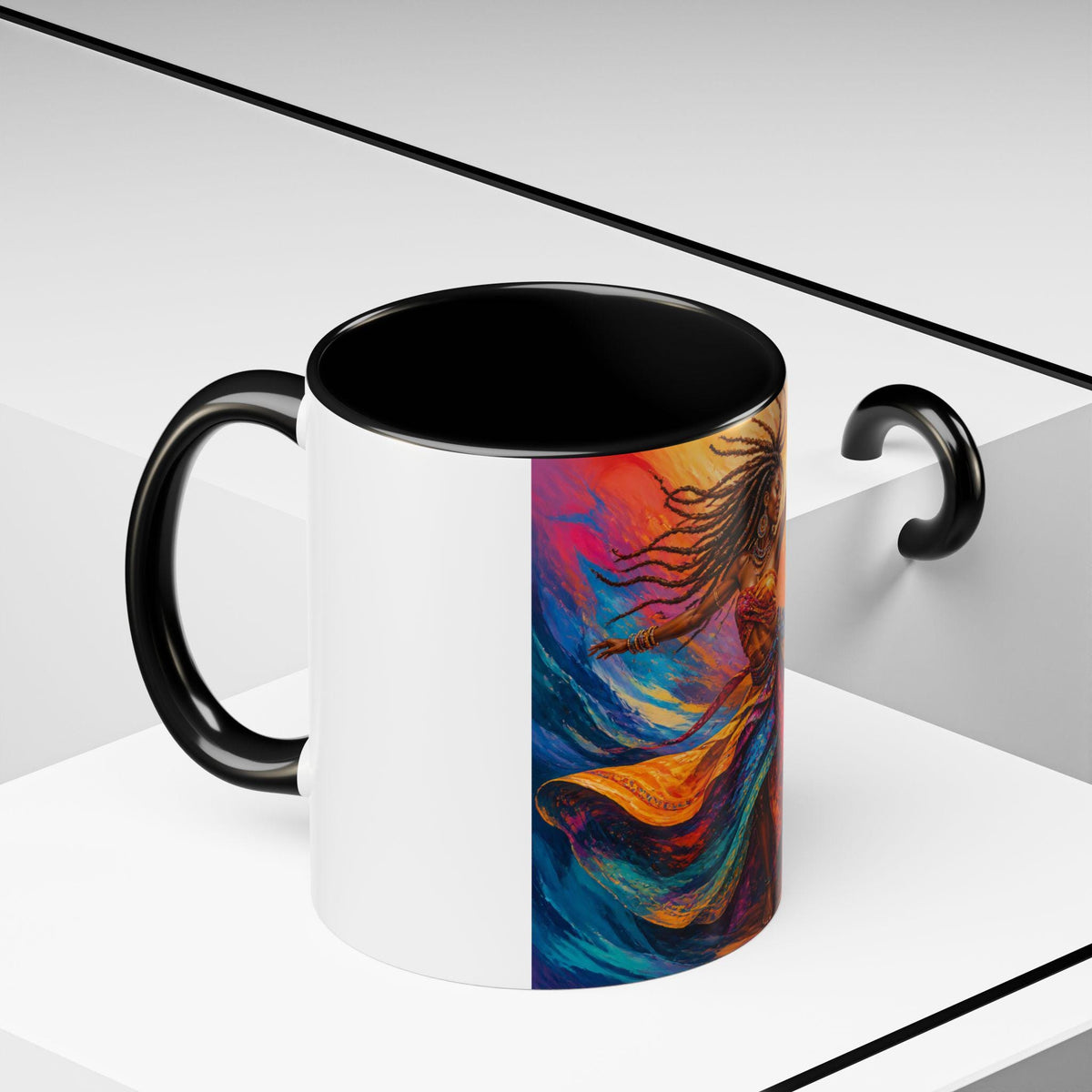 Dancing Woman Art Mug | Accent Coffee Mug