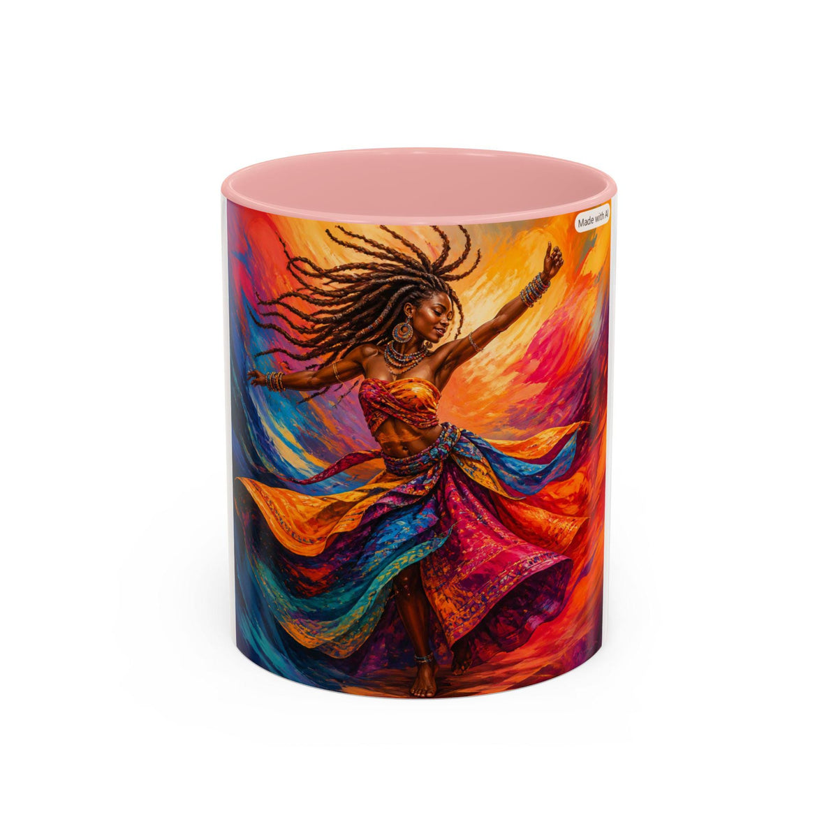 Dancing Woman Art Mug | Accent Coffee Mug