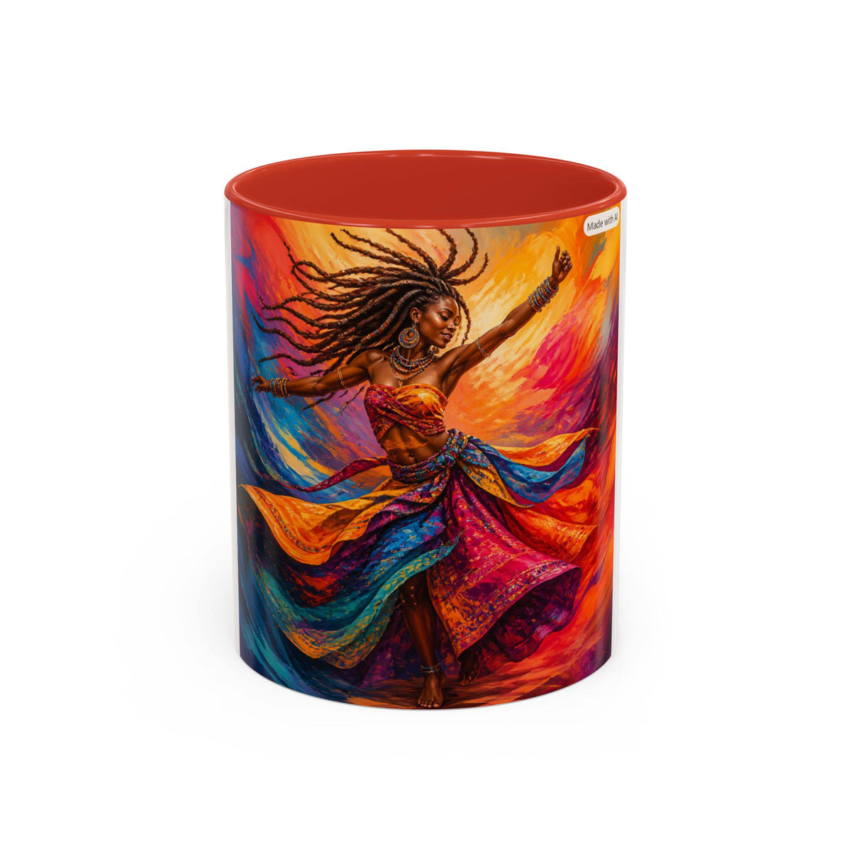 Dancing Woman Art Mug | Accent Coffee Mug